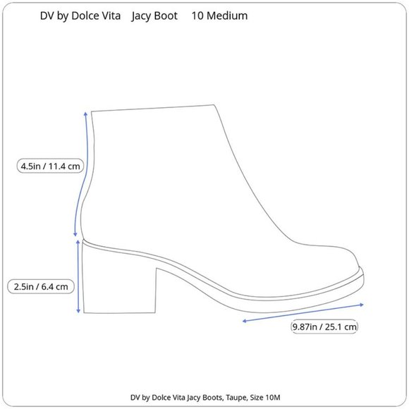 NEW DV by Dolce Vita Women's Jacy Ankle Boots Suede Zipper - Picture 11 of 12